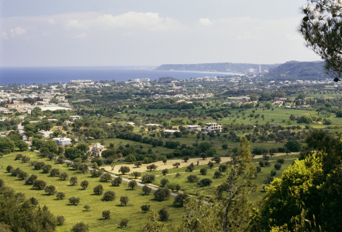 'View of Trianta, Filerimos, Rhodes, Greece' - Rodos