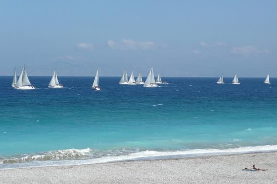 'Global MBA Trophy Yacht Race, off Ixia Beach - Rhodes, 30 April 2011' - Rodos